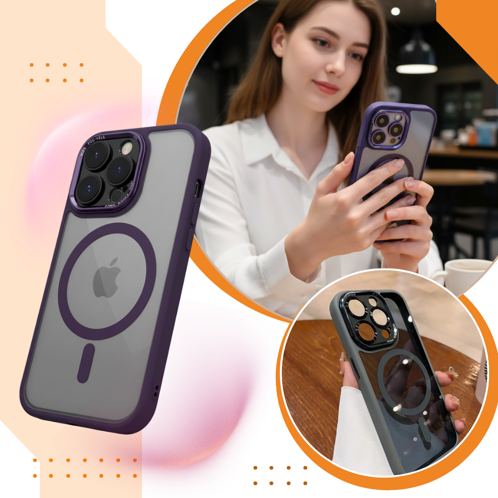 Iphone Magnetic Shockproof Case - Ozerty