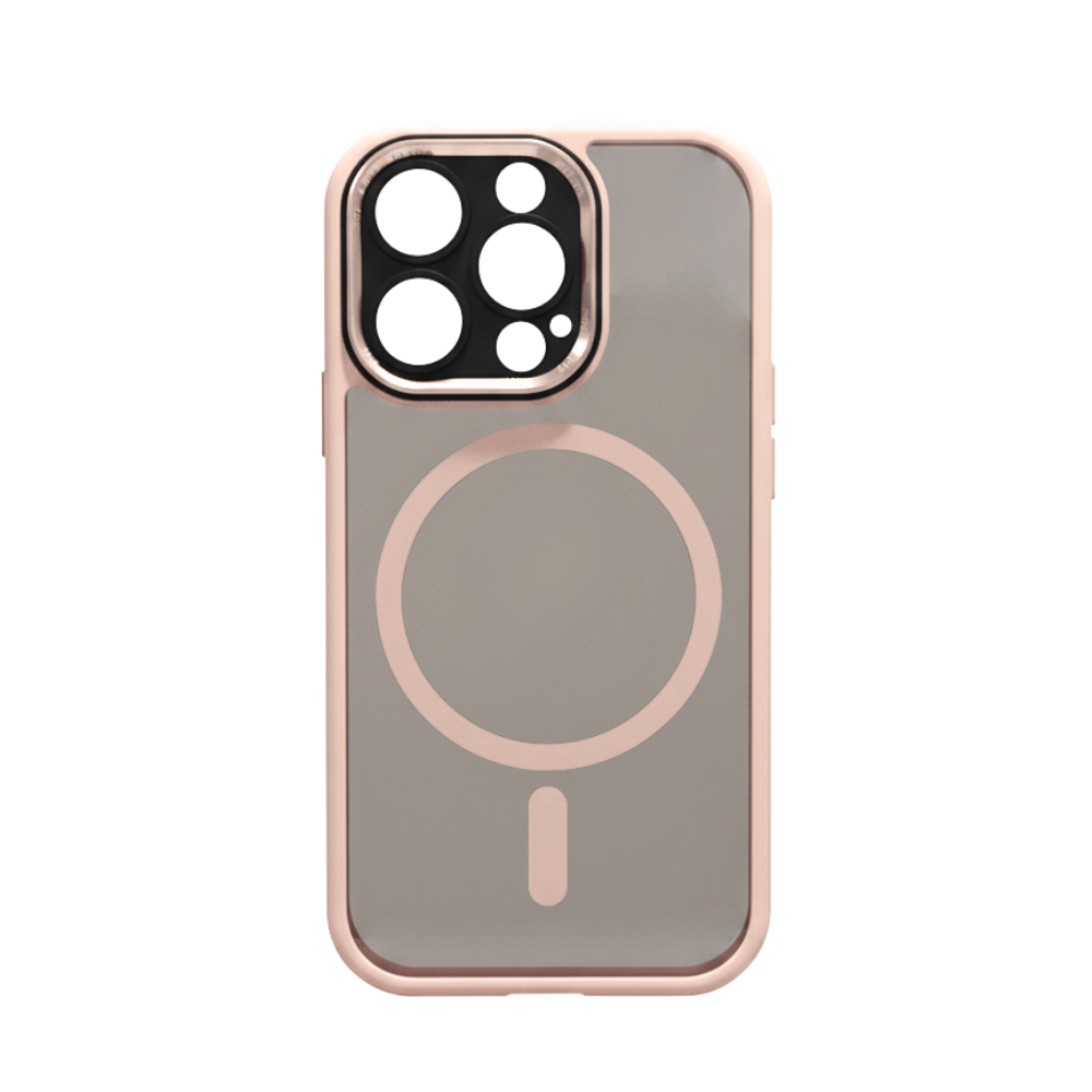 Iphone Magnetic Shockproof Case -Pink - Ozerty