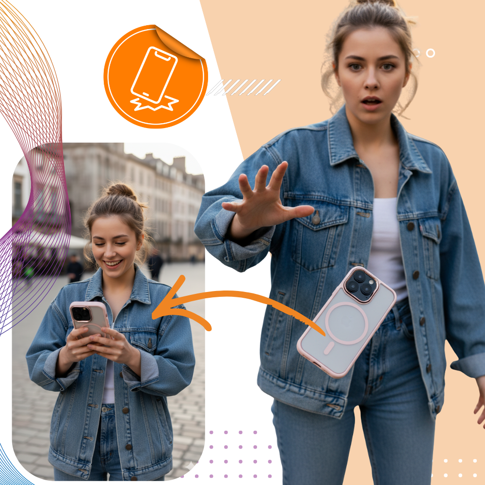 Iphone Magnetic Shockproof Case - Ozerty