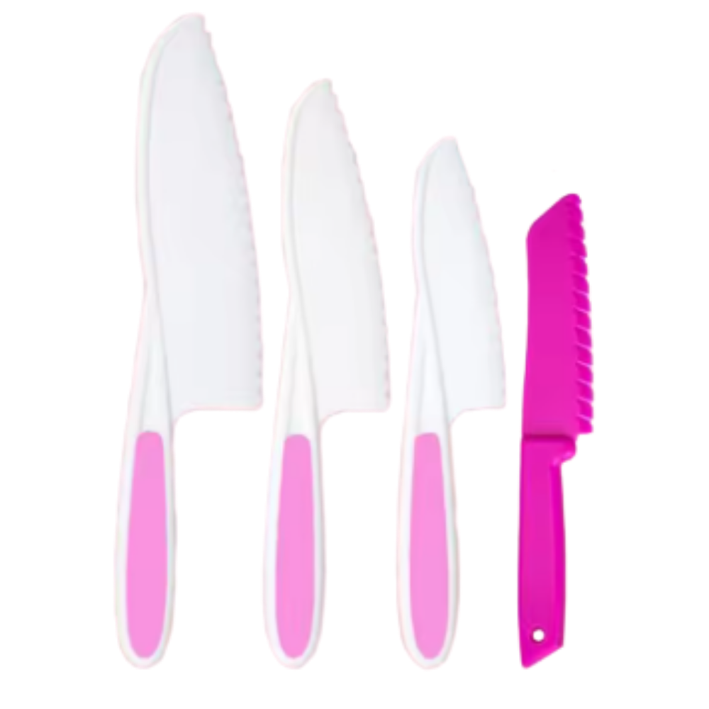 Kid Friendly Kitchen Set Toy -Pink - Ozerty