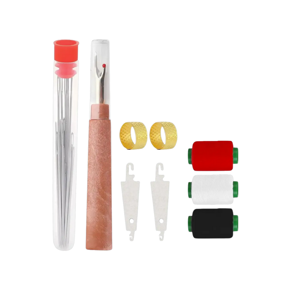 Large Eye Embroidery Needle Kit -34 pcs - Ozerty