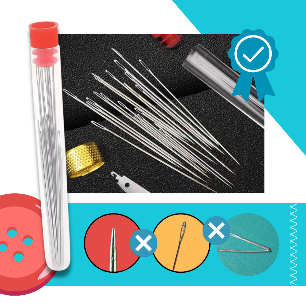 Large Eye Embroidery Needle Kit - Ozerty