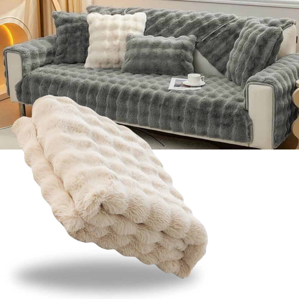 Luxurious Polyester Plush Couch Covers - Ozerty