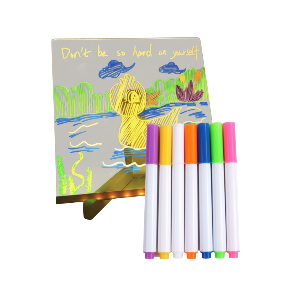 Mesmerizing LED Note Board -20 x 20 cm - Ozerty