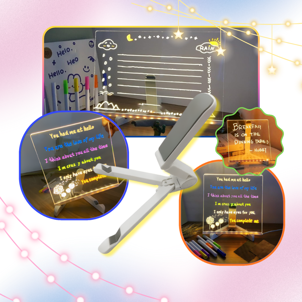 Mesmerizing LED Note Board - Ozerty