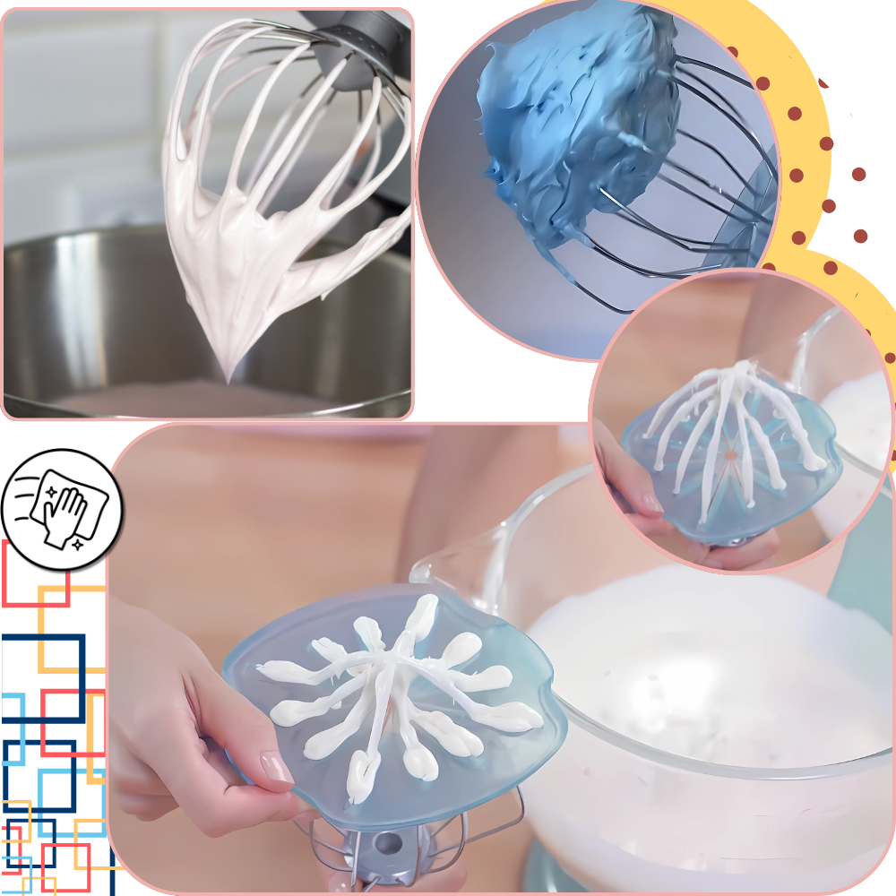 Mess-Free Whisk Wiper - Ozerty