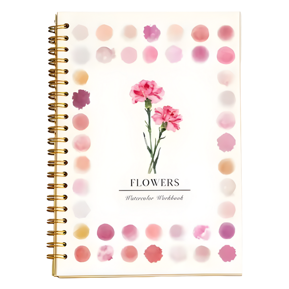 Multi-Theme Water Coloring Book -Flowers - Ozerty