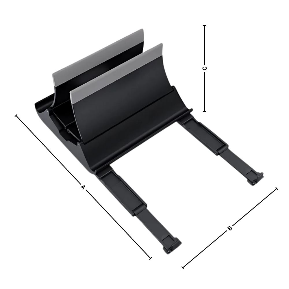 Multifunctional Stable Vertical Laptop Stand - Ozerty