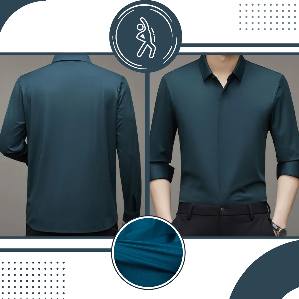 Non Iron Silk Blend Men's Polo - Ozerty