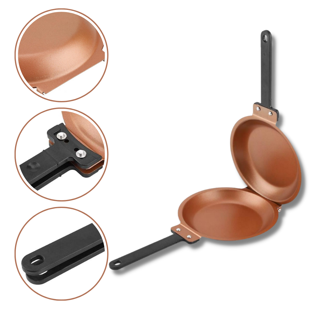 Non-stick Double Sided Pan - Ozerty