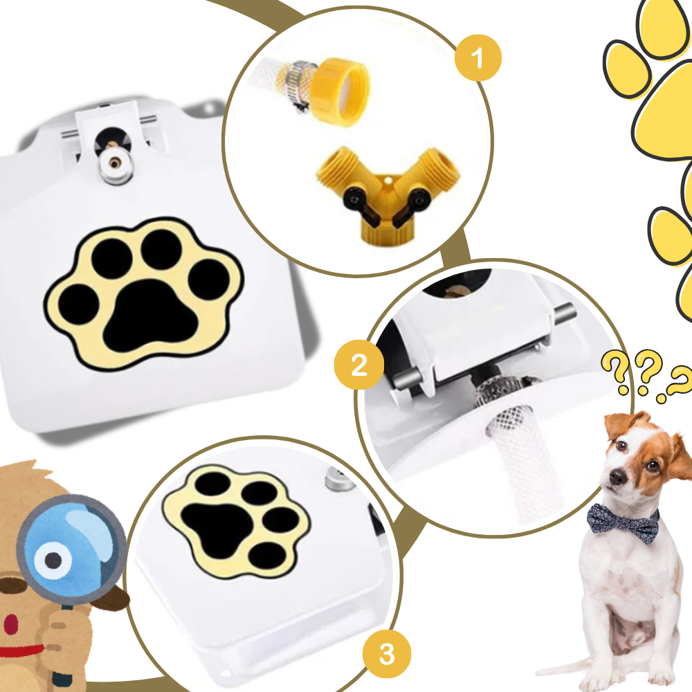 Paw Activated Dog Water Fountain - Ozerty