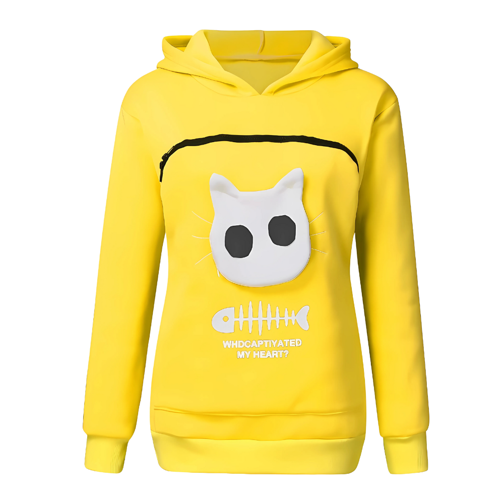 Pet Interaction Enhancer Hoodie -Yellow - Ozerty