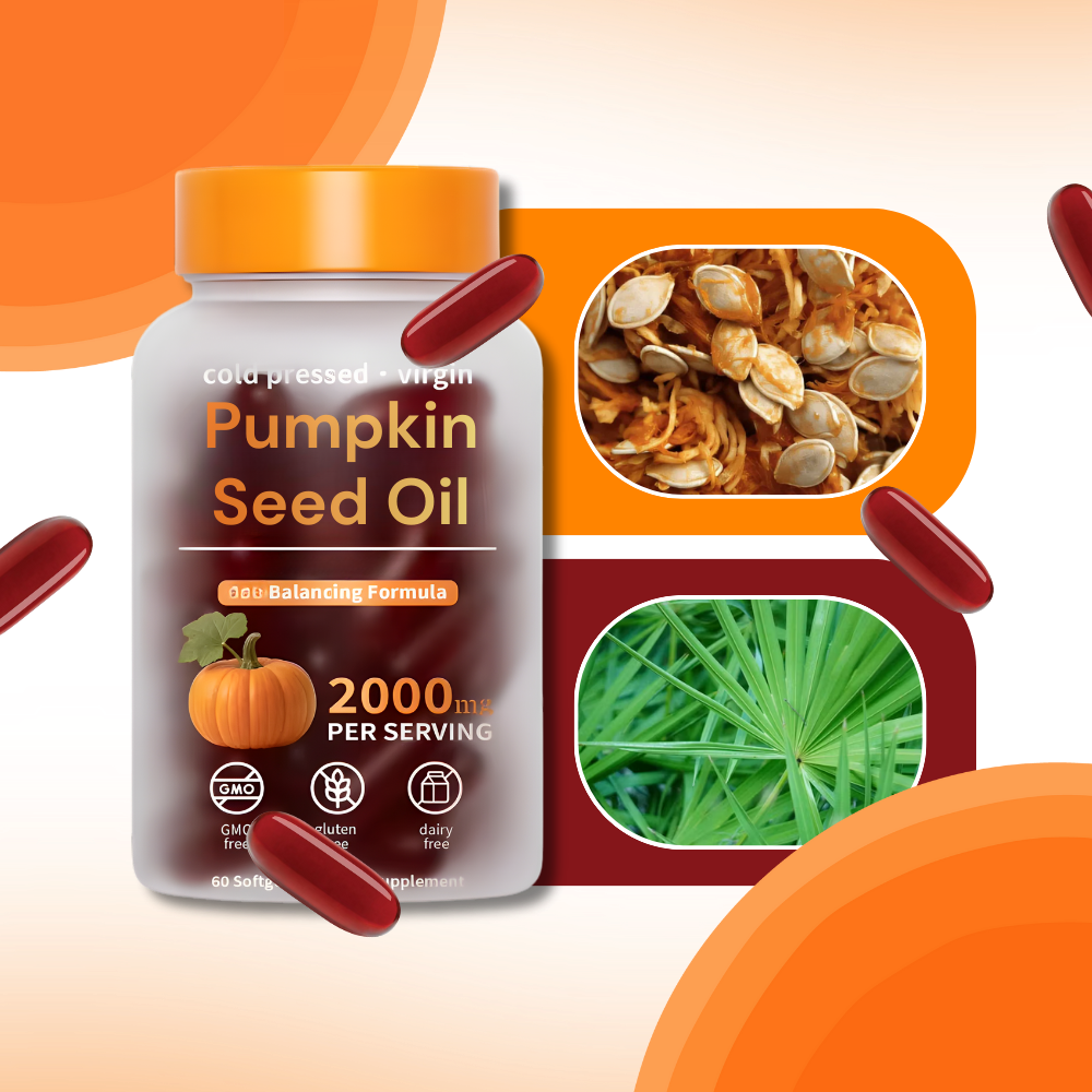 Pumpkin Seeds Oil Soft Gels - Ozerty