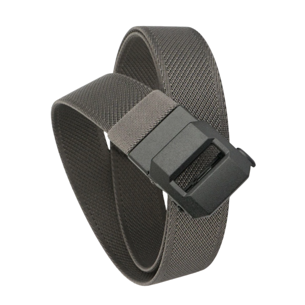 Ratchet Buckle Nylon Belt -Dark Gray - Ozerty