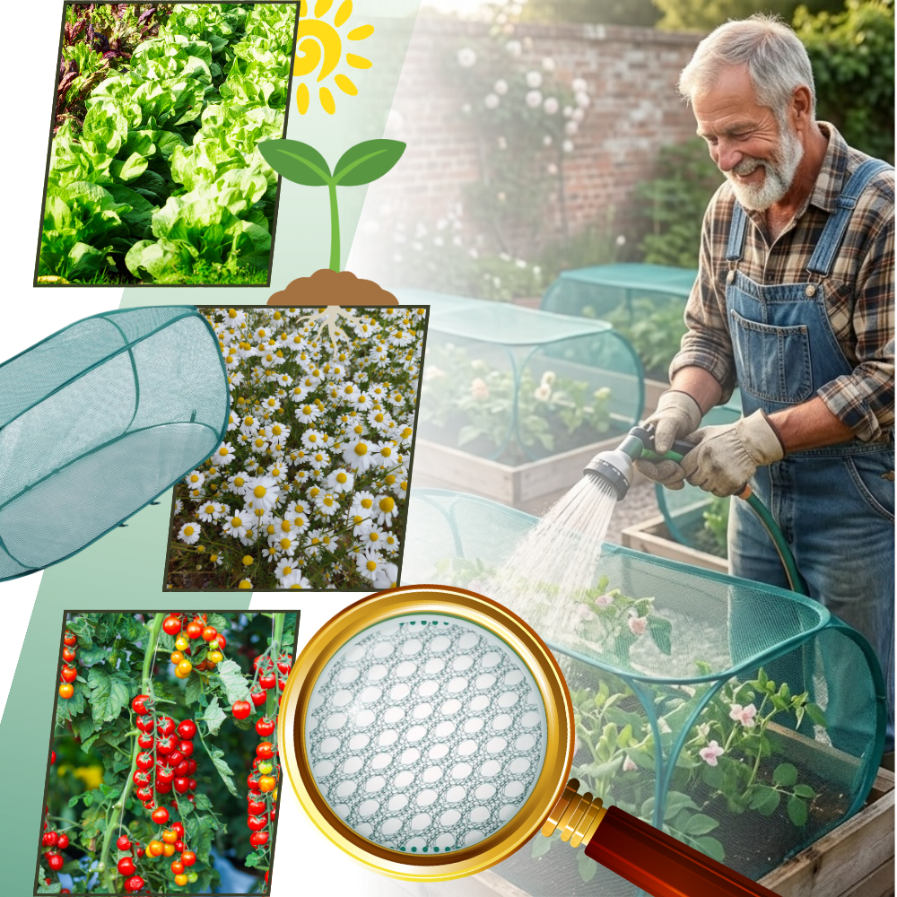 Secure Breathable Mesh Plant Cover - Ozerty