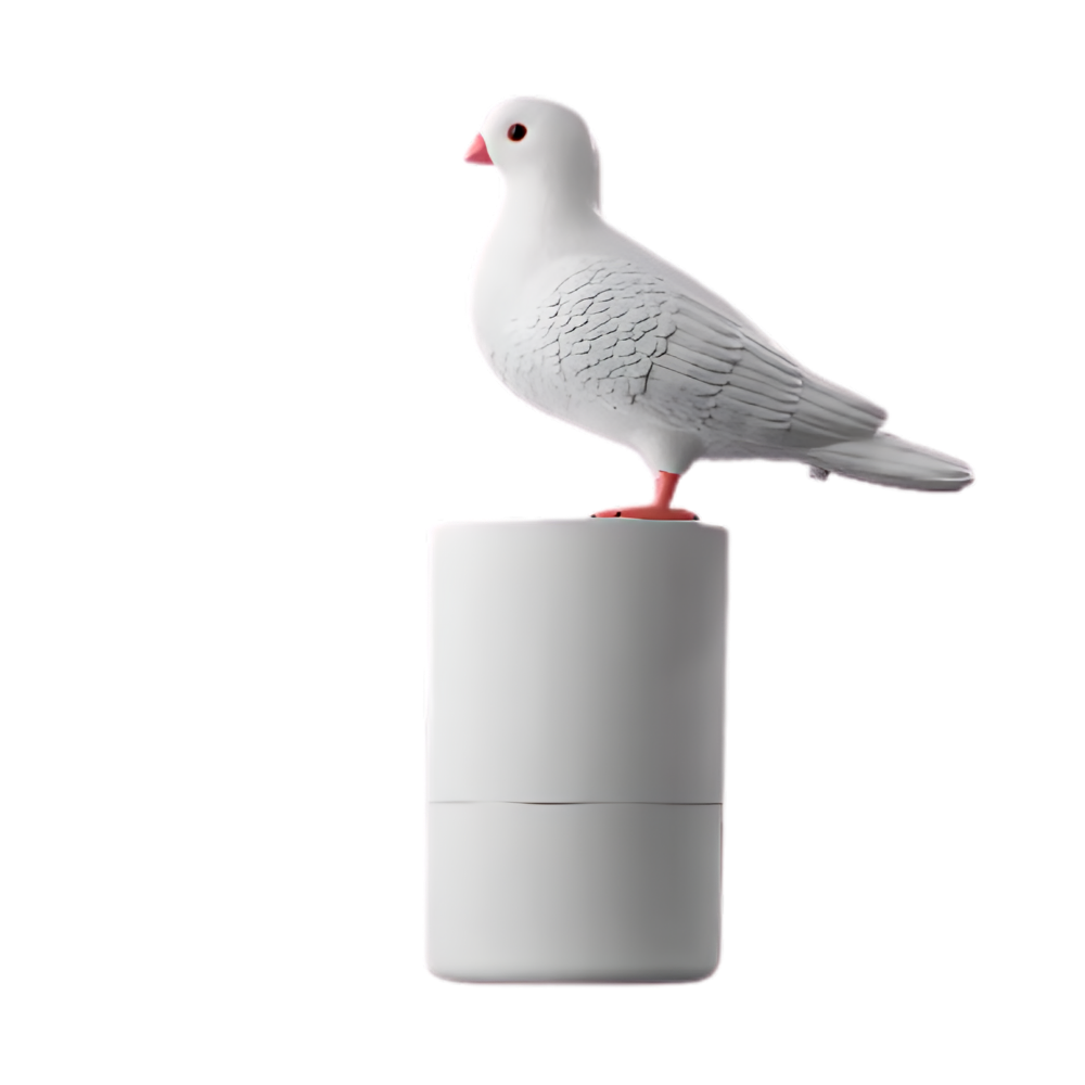 Sensor Pigeon Soap Dispenser -White - Ozerty