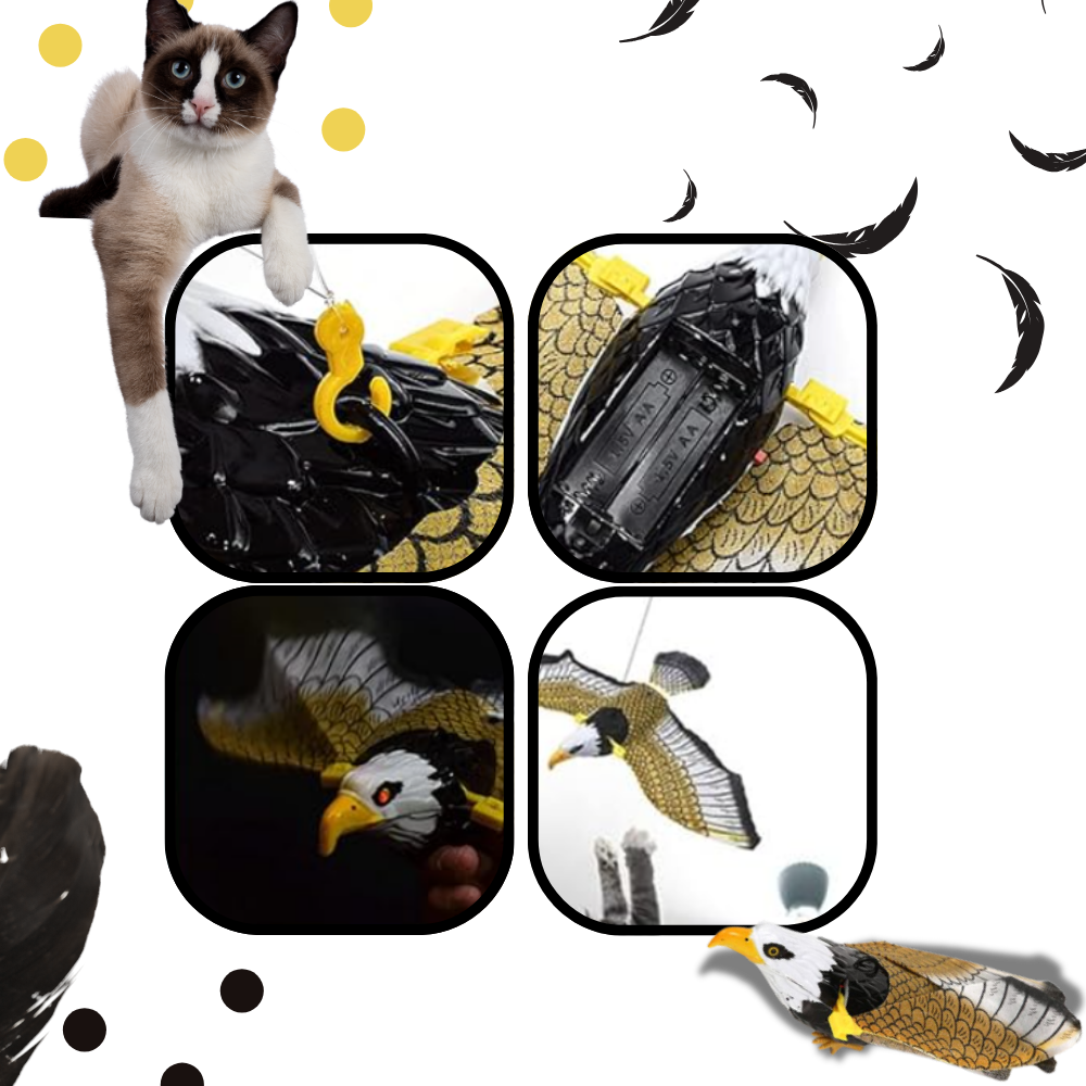 Simulated Flying Bird Cat Toy - Ozerty