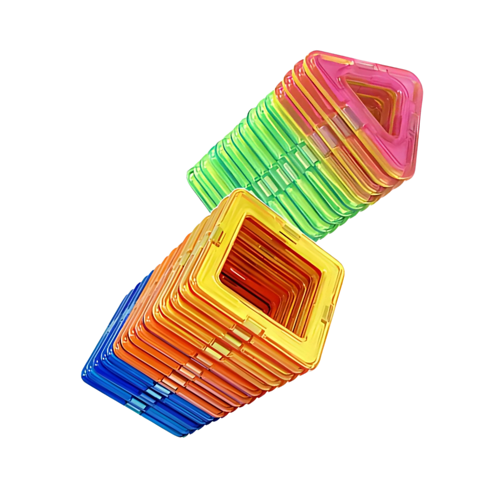 Snap & Build Magnetic Blocks -Big Size  - Ozerty