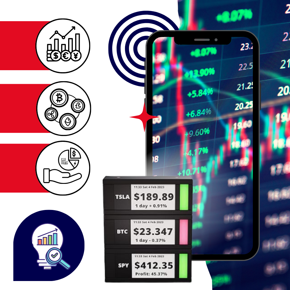 Stackable Live Crypto Ticker - Ozerty