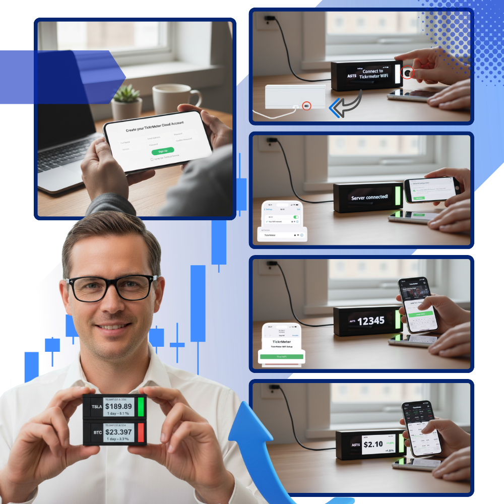 Stackable Live Crypto Ticker - Ozerty