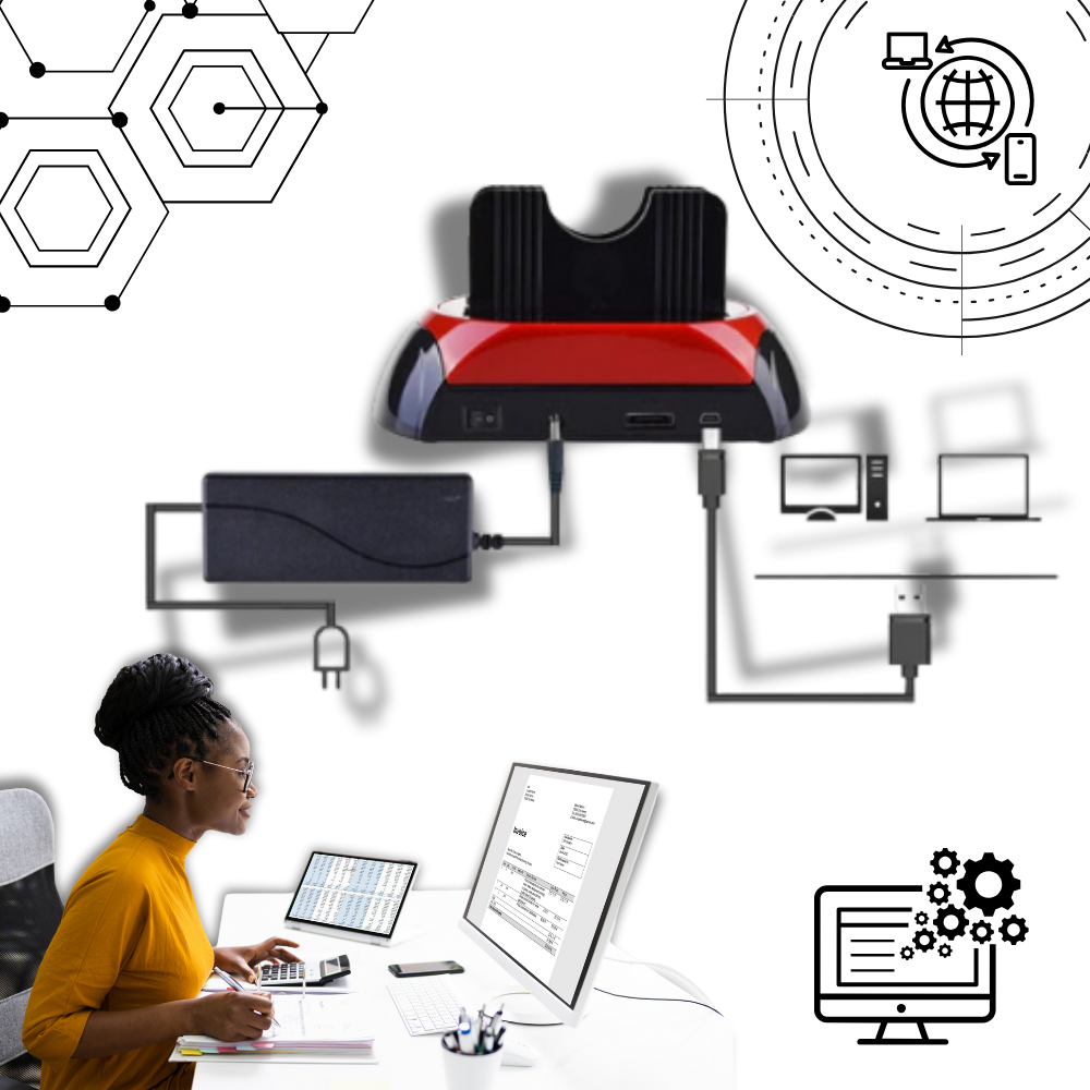 Streamlined Data Management HBD Docking Station - Ozerty