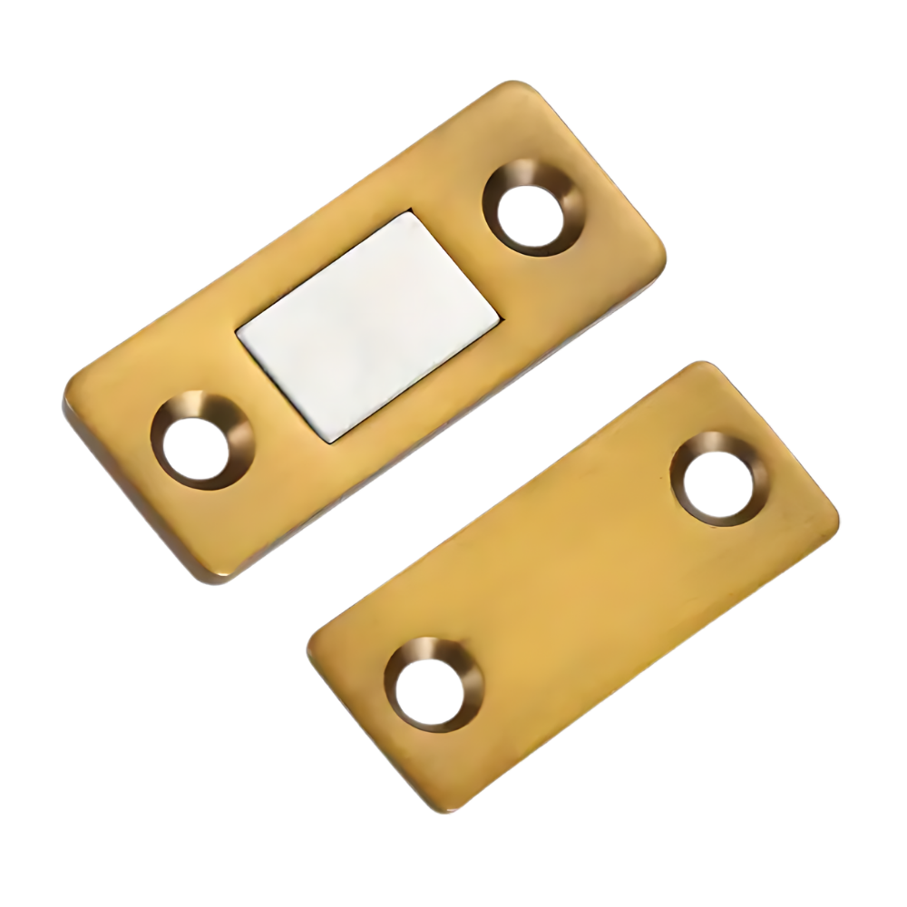 Strong Magnetic Cabinet Locks -Yellow Bronze - Ozerty