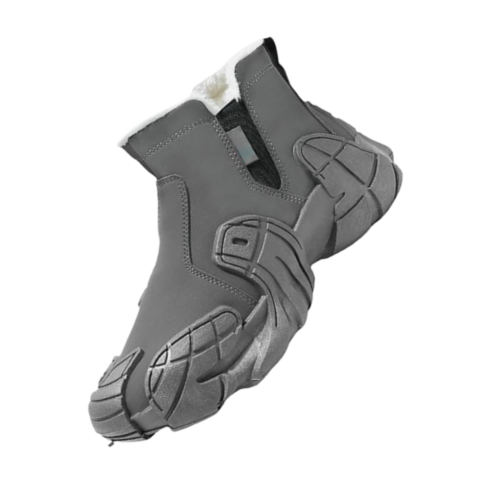 Stylish Waterproof Men's Boots -Gray - Ozerty