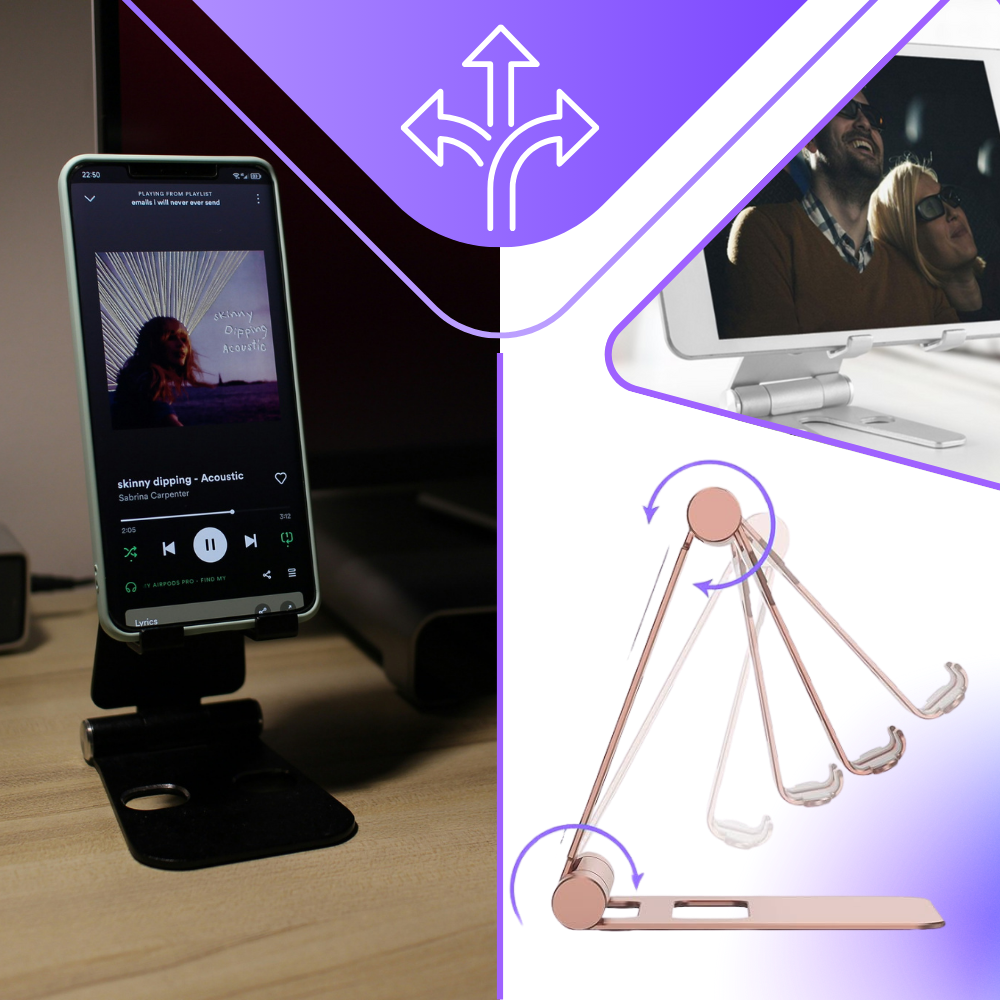 Swivel and Folding Phone Stand
