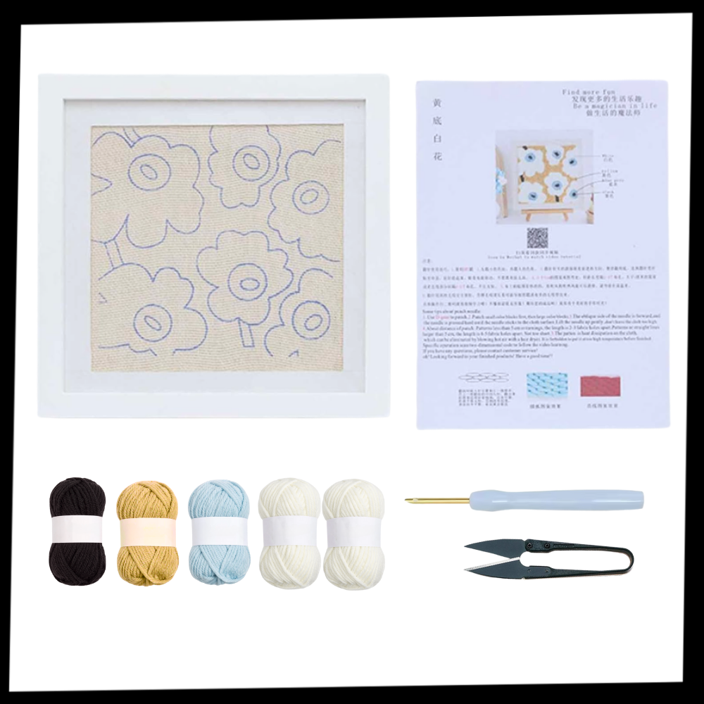 Tranquil Thread Punch Needle Kit - Ozerty