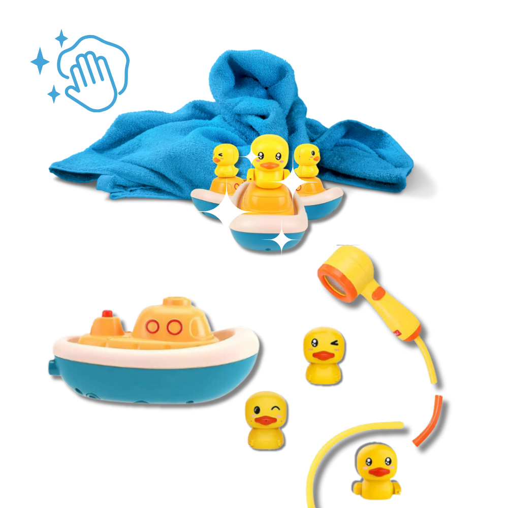 Triple Splash Duck Bath Toys  - Ozerty