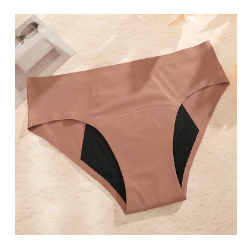 Ultra-Absorbent Menstrual Underwear -Caramel - Ozerty