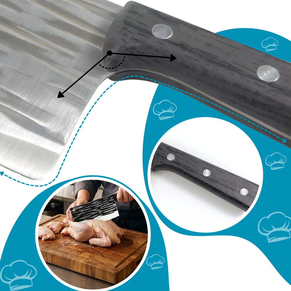 Unshakable Forged Cleaver Knife - Ozerty