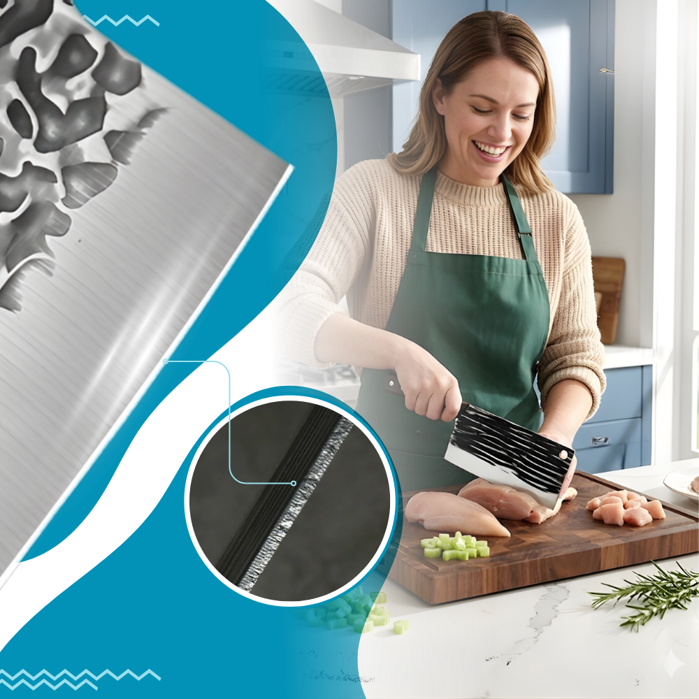 Unshakable Forged Cleaver Knife - Ozerty