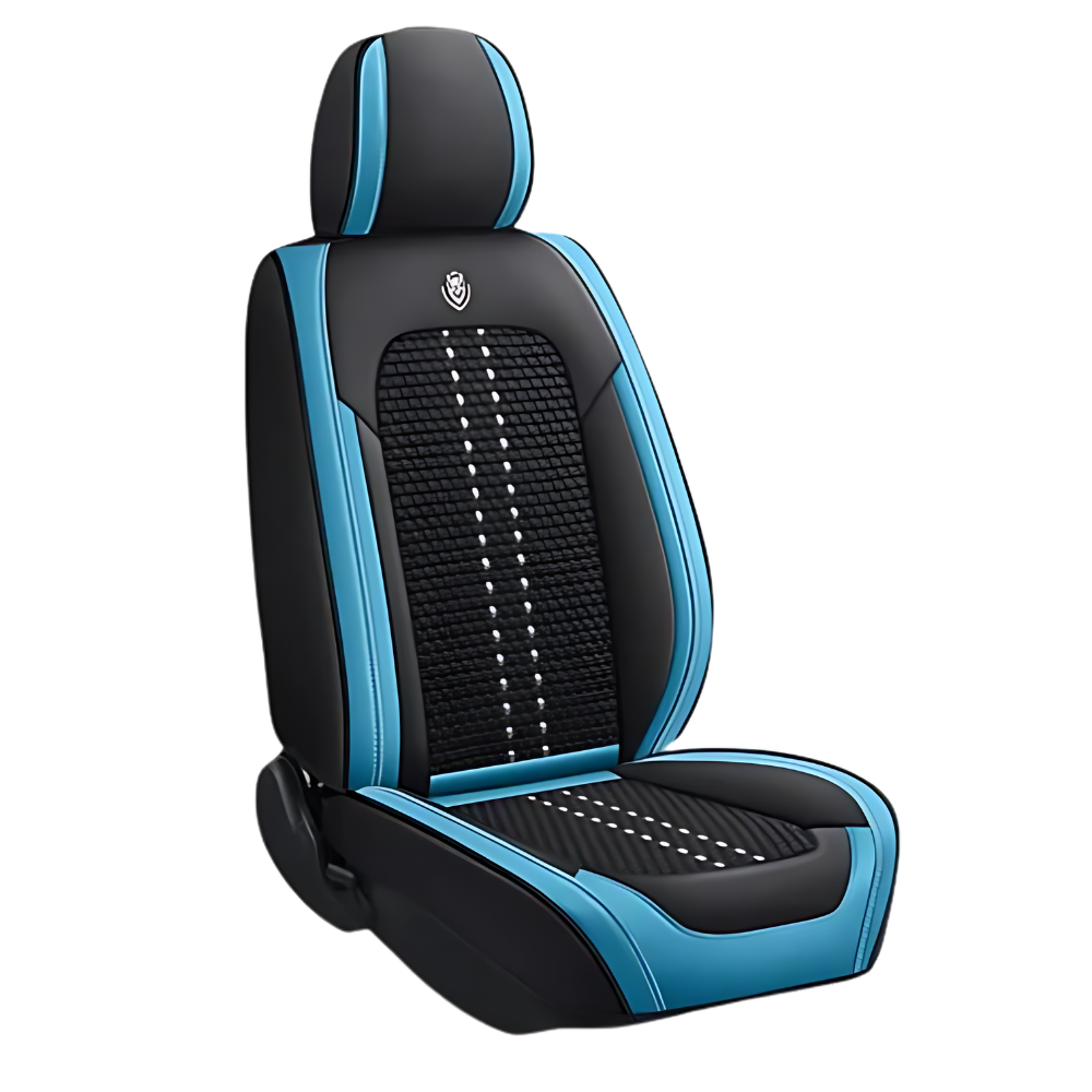 Waterproof Car Seat Protector -Black Blue - Ozerty