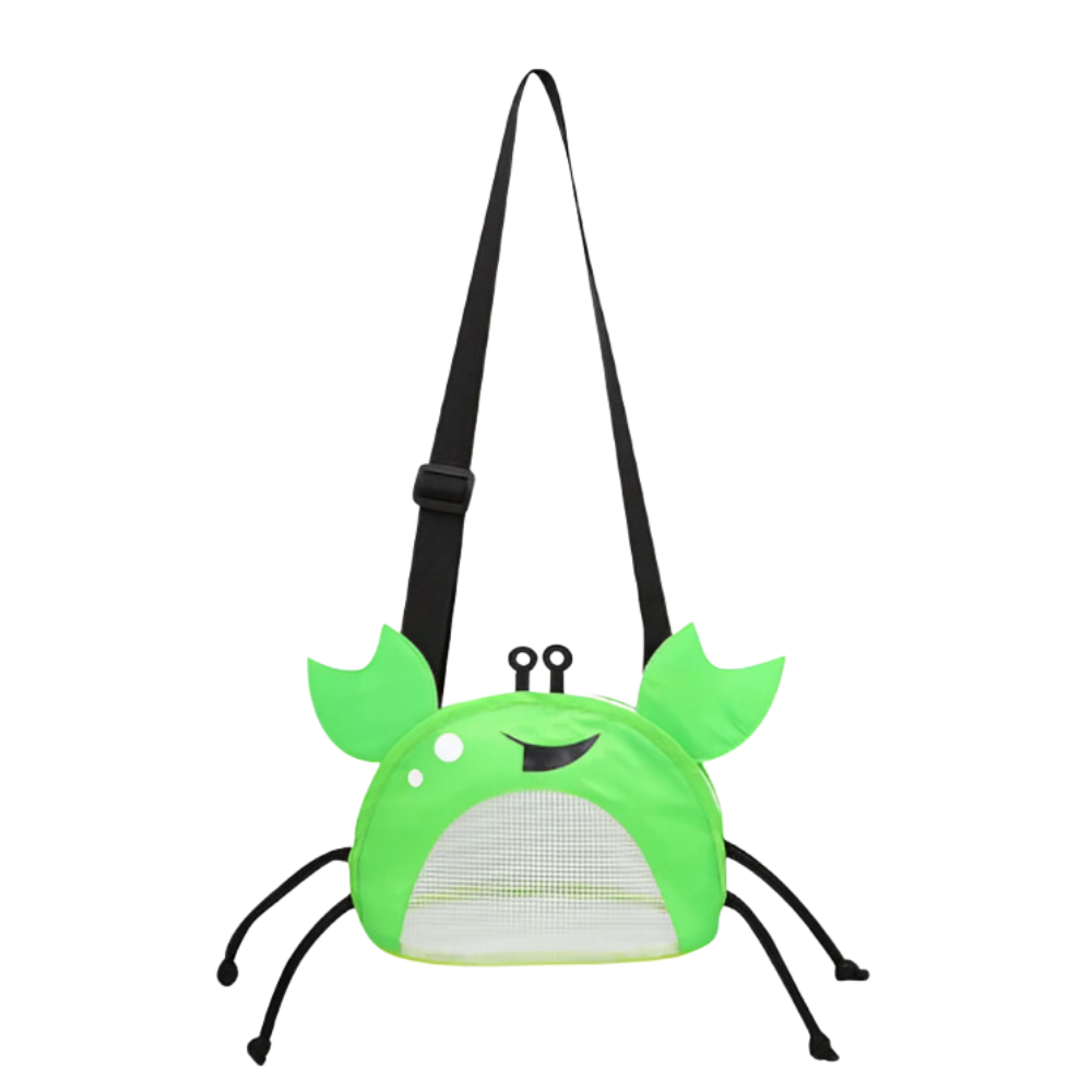 Waterproof Crab Child Beach Bag -Green - Ozerty