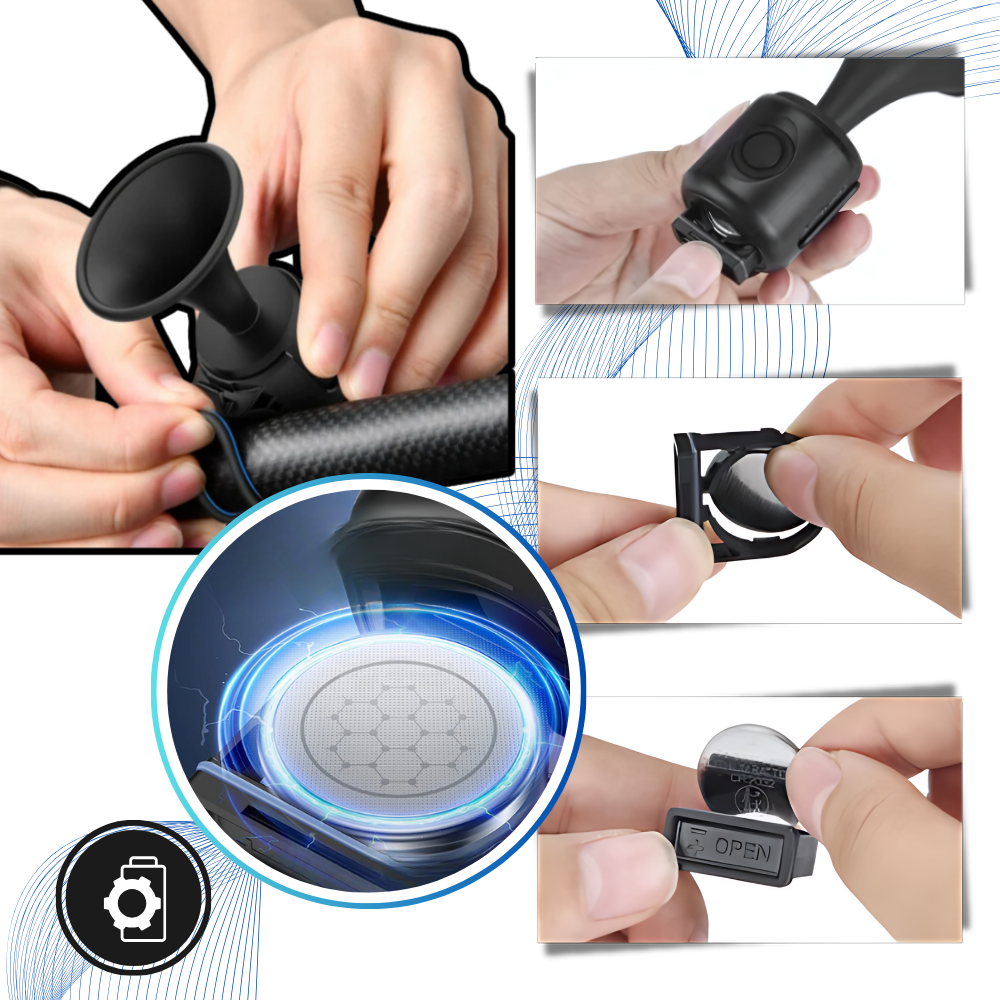 Waterproof Loud Electric Bike Horn - Ozerty