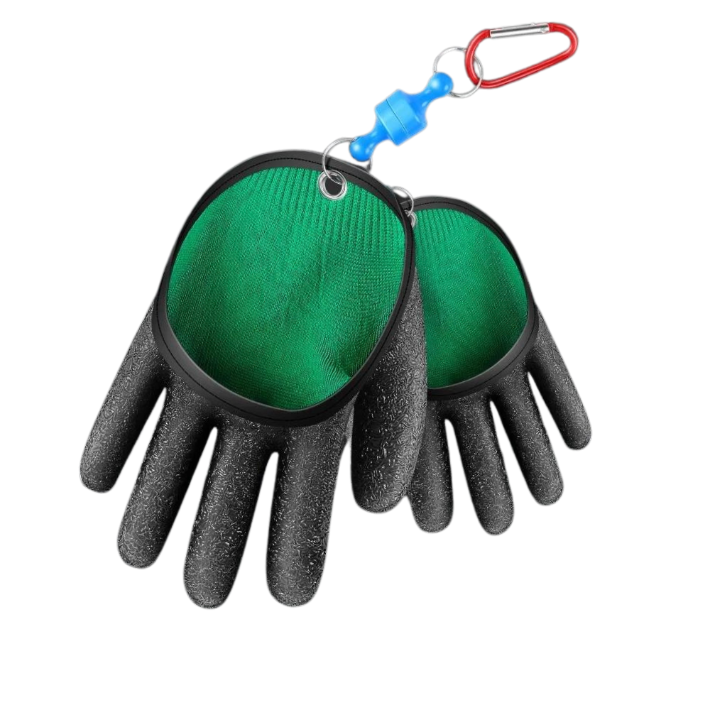 Wear Resistant Fishing Gloves -Black - Ozerty