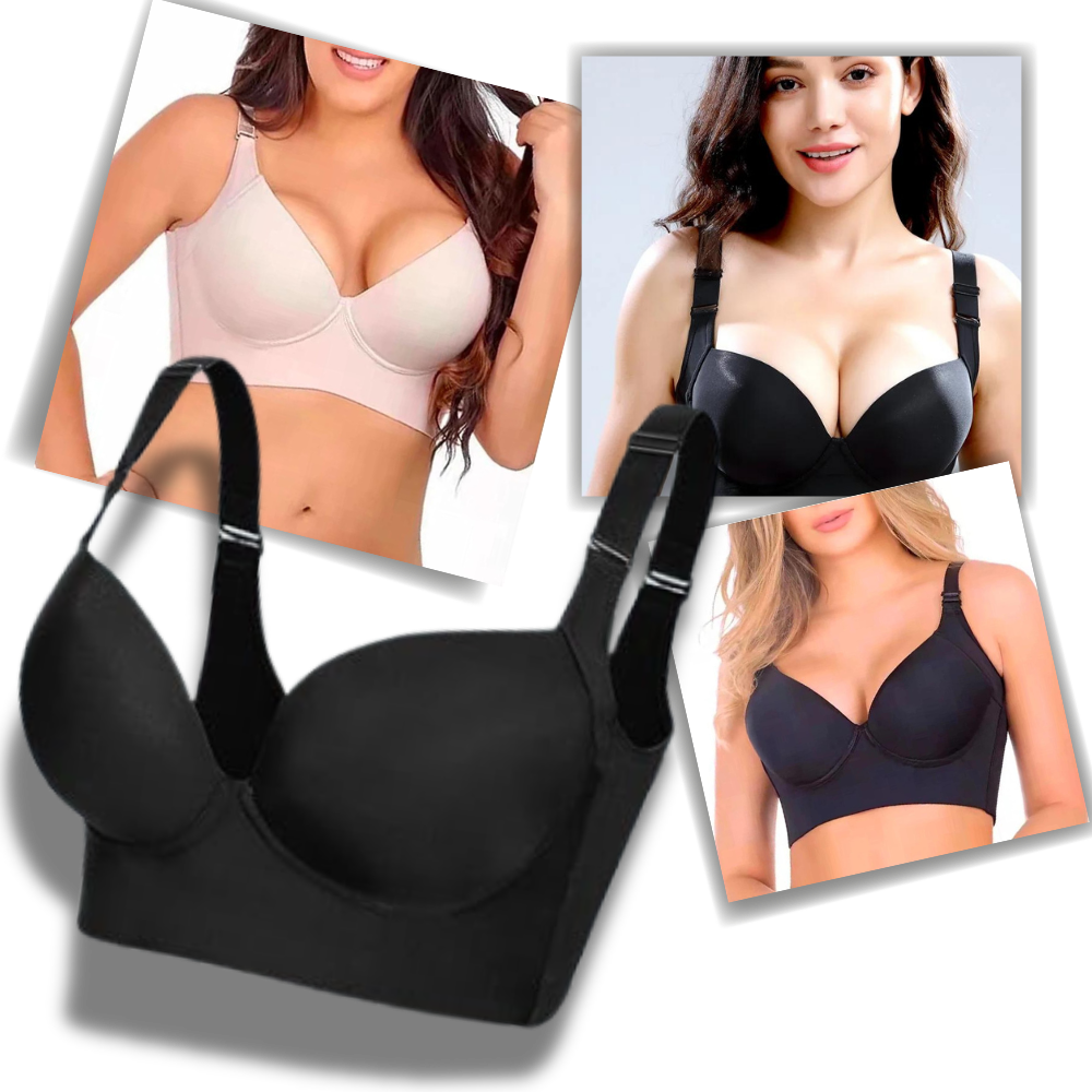 Wide Side Wings Incorporated Shaper Bra - Ozerty