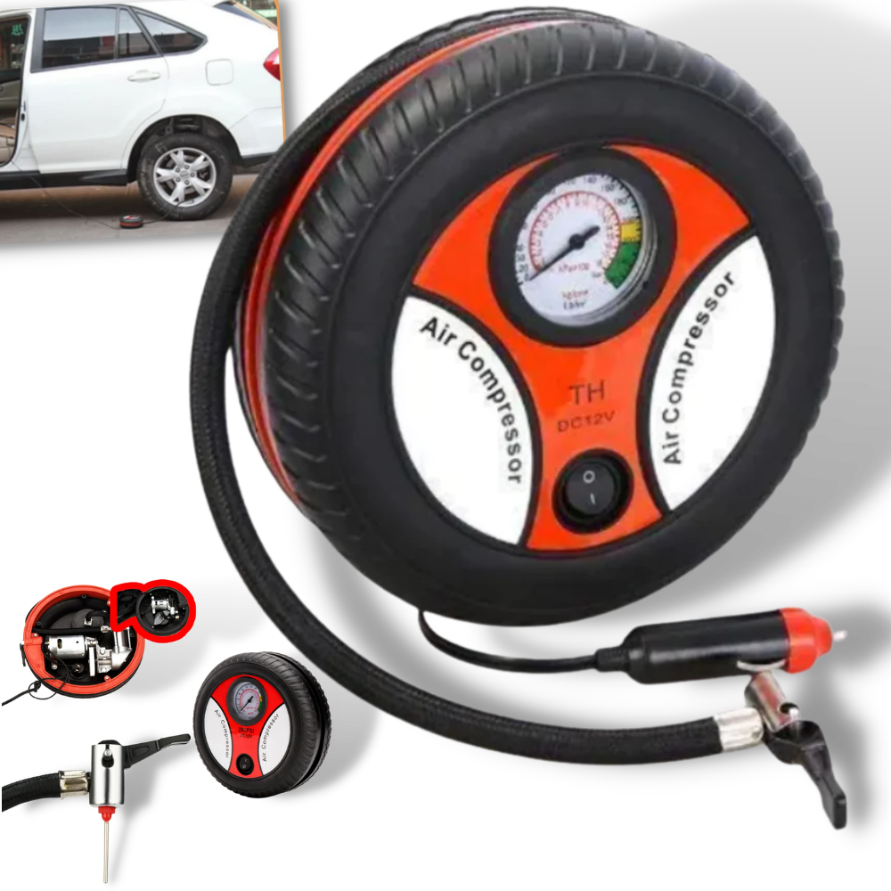 Portable Air Compressor For Car Tyres - Ozerty