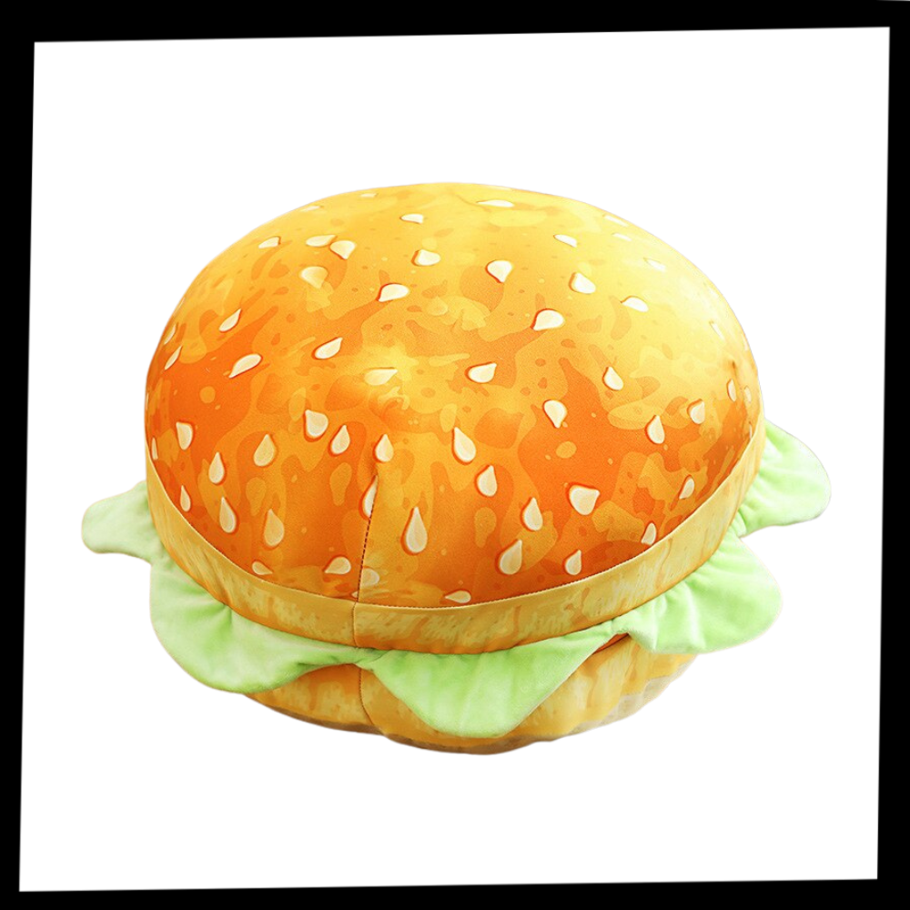 Plush Burger Cushion