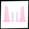 4 Silicone Cups for Facial Massage Cupping