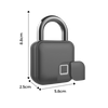 Bluetooth Fingerprint Padlock