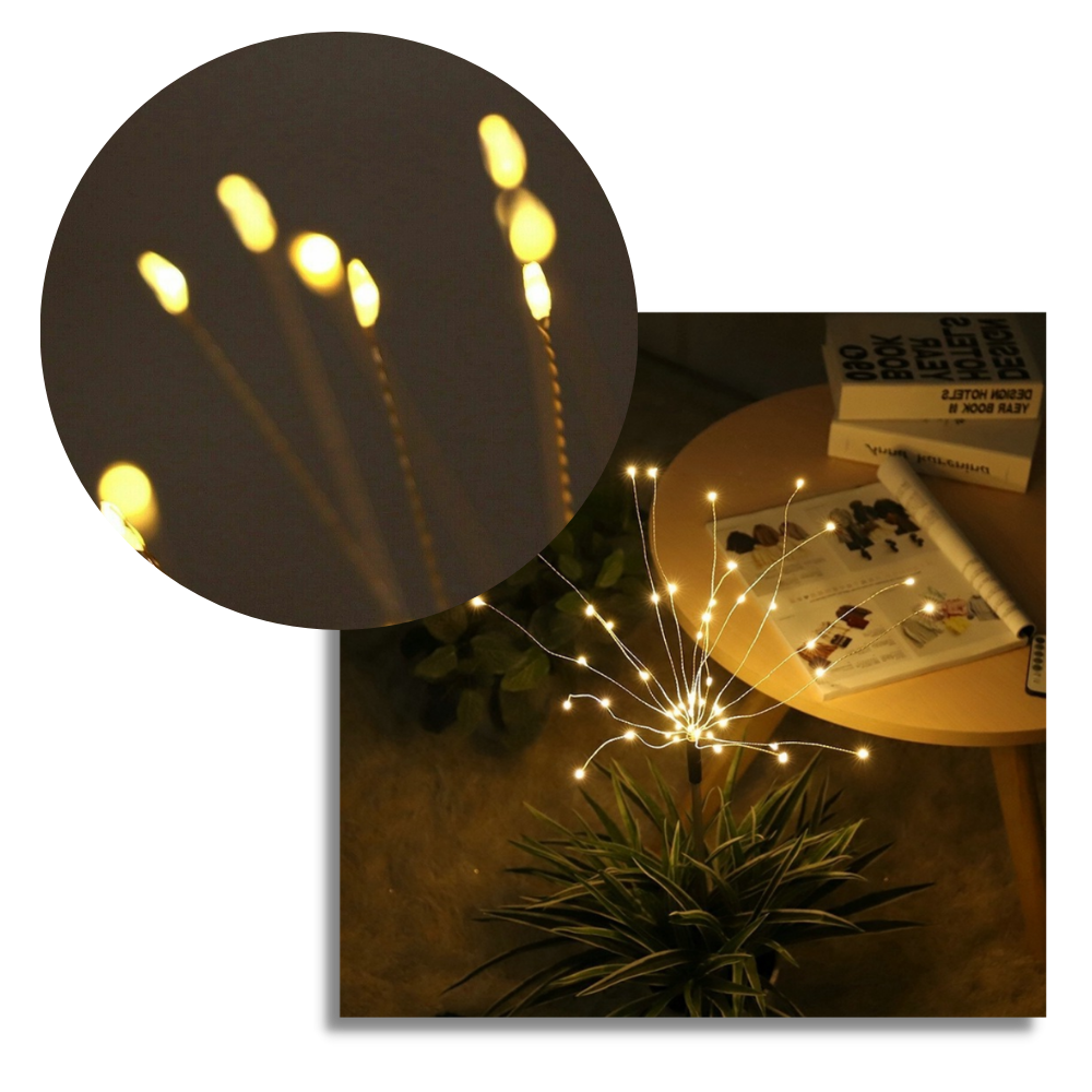 Electric Firework Garden Lights