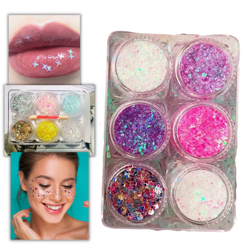 Face and Body Glitter Set -
