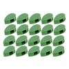 Pack of 20 Leaf-Shaped Adhesive Clips for Climbing Plants
