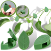 Pack of 20 Leaf-Shaped Adhesive Clips for Climbing Plants -