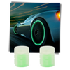 4 pcs Luminous Valve Caps for Cars