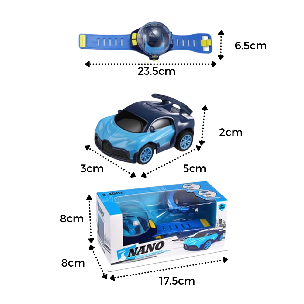 Rechargeable Remote Controlled Car Watch