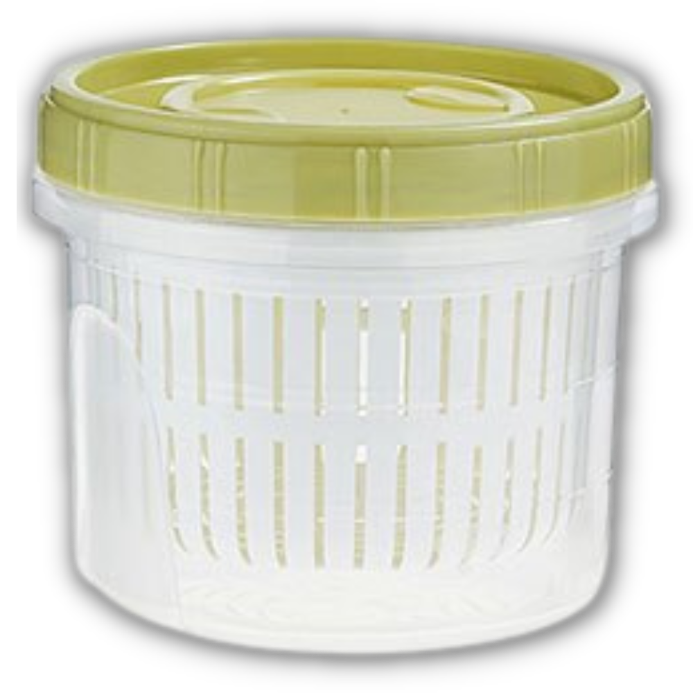 Stackable Food Container with Drainer