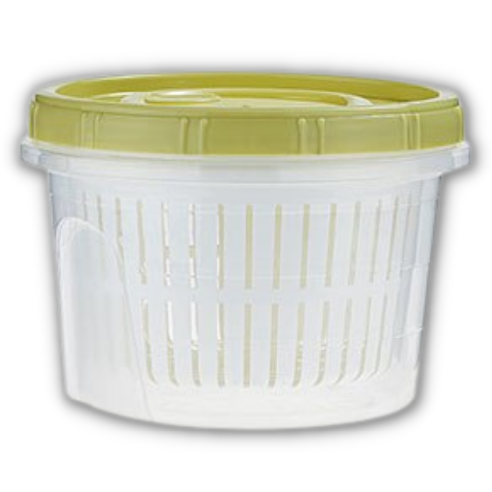 Stackable Food Container with Drainer